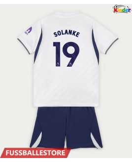 Günstige Tottenham Hotspur Dominic Solanke #19 Heimtrikotsatz Kinder 2026-27 Kurzarm (+ Kurze Hosen)